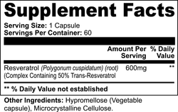 Resveratrol 50% 600mg