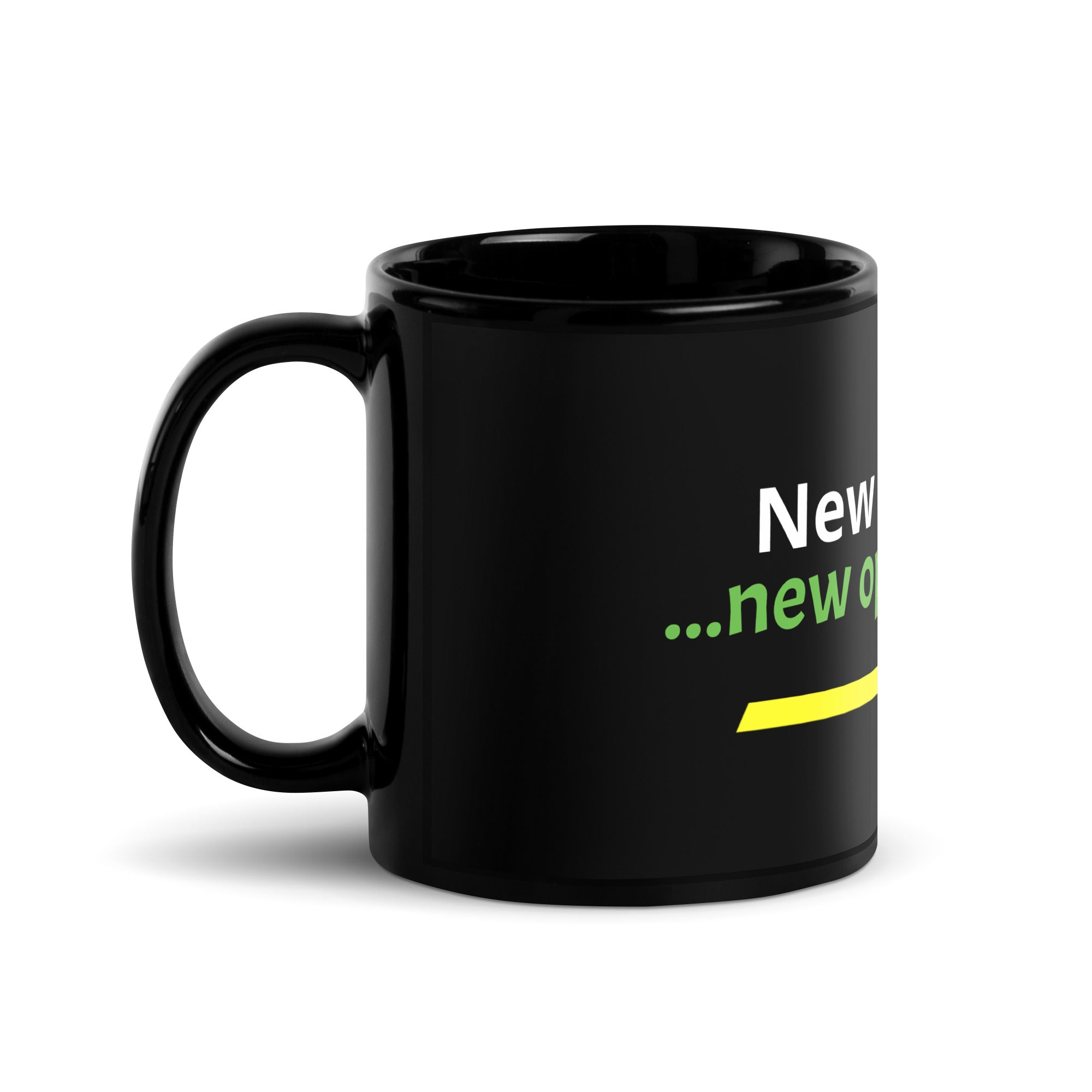 Black Glossy Mug