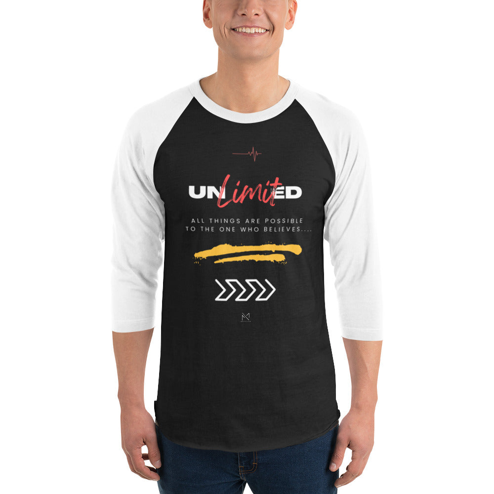 3/4 sleeve raglan shirt